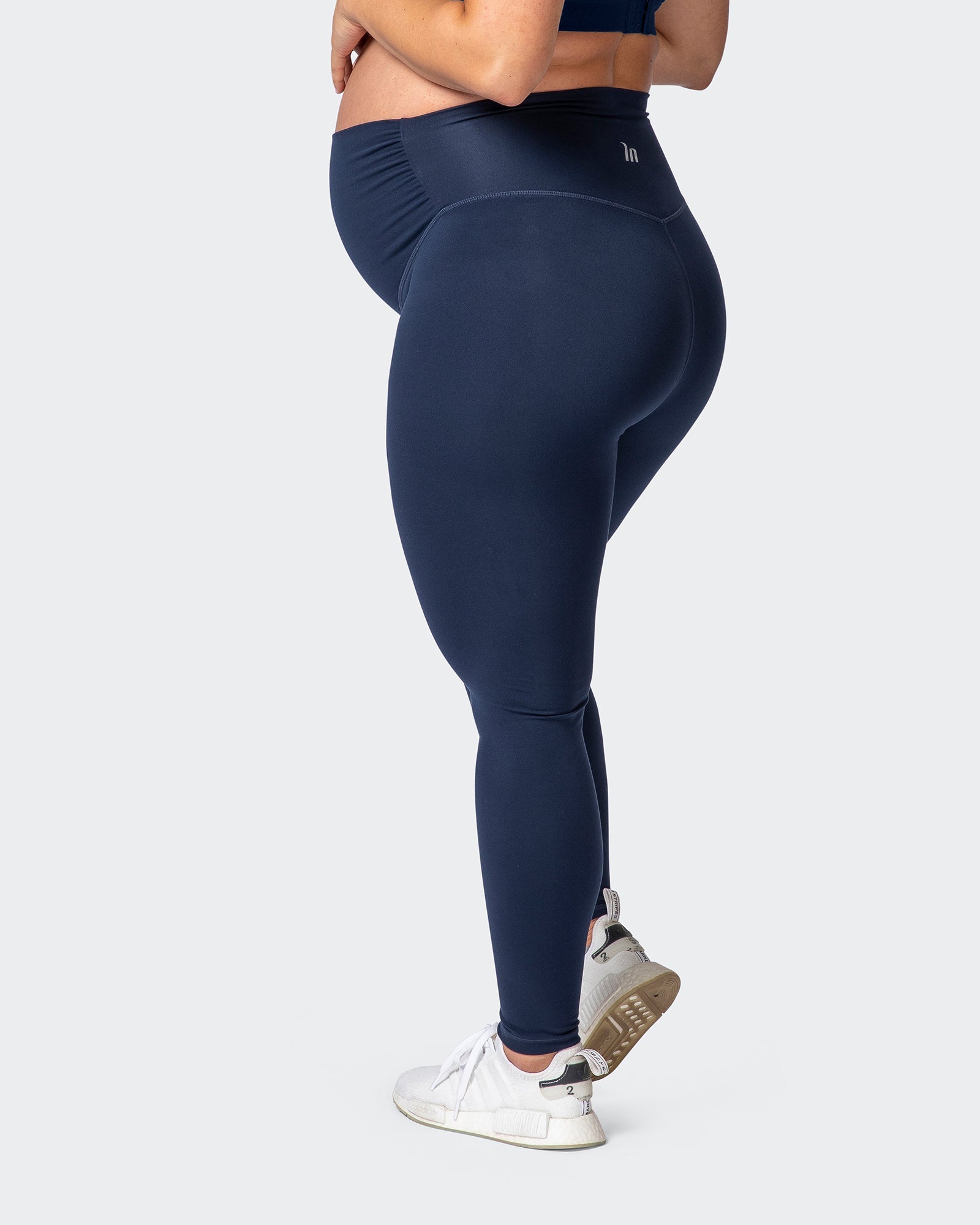 Maternity Everyday Leggings - Navy-Leggings-XS-032215NAVY-XS-MNAPPRL13896-7-Muscle Nation
