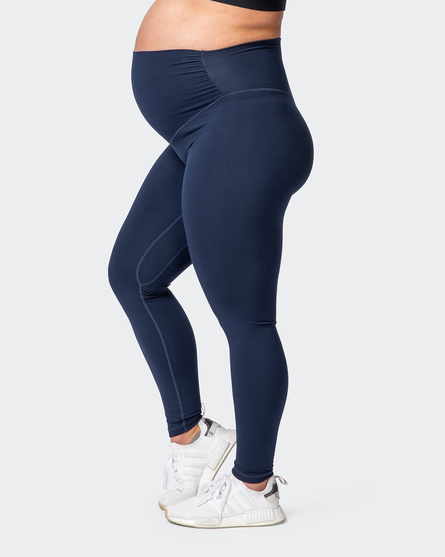 Maternity Everyday Leggings - Navy-Leggings-XS-032215NAVY-XS-MNAPPRL13896-8-Muscle Nation