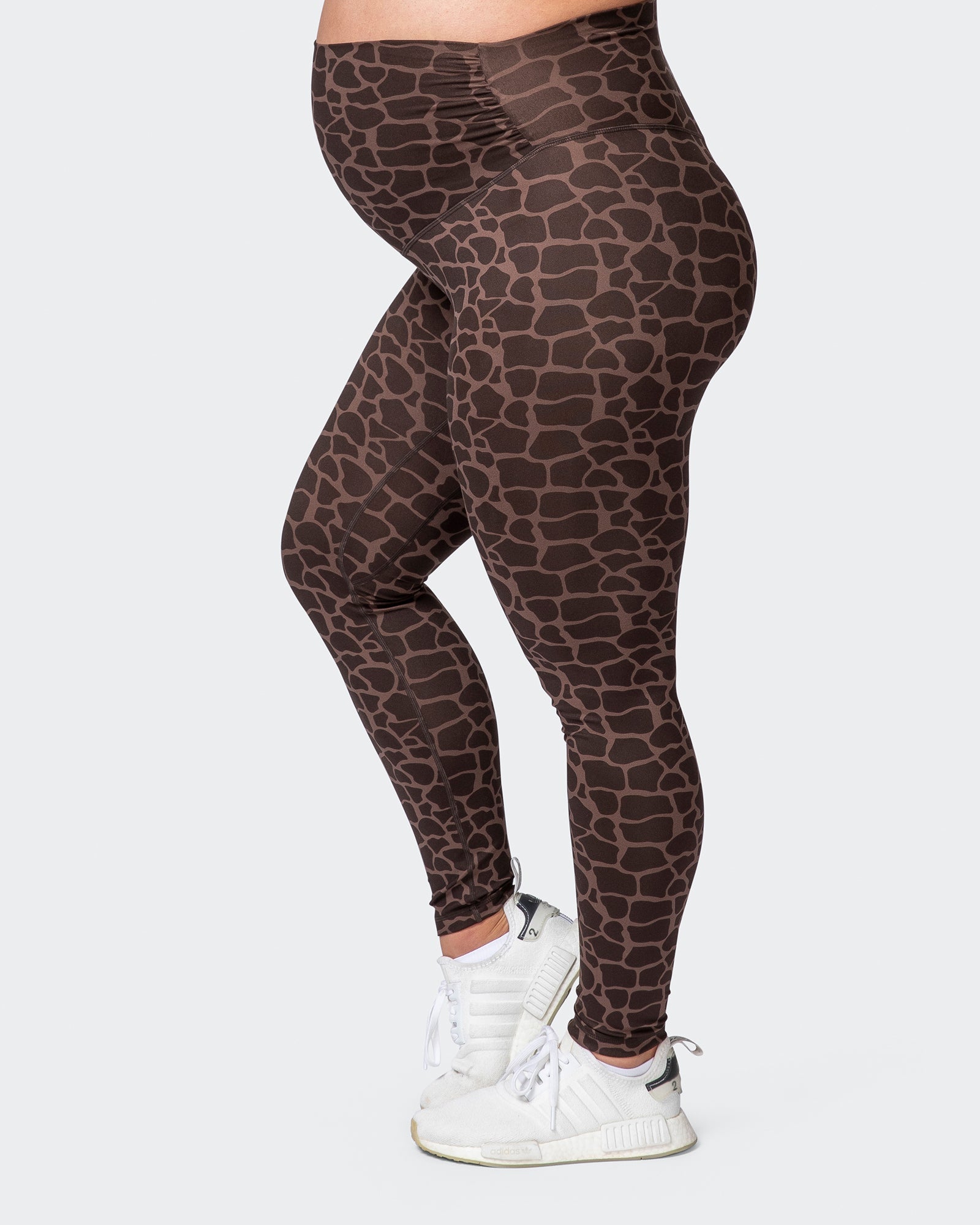 Maternity Everyday Leggings - Tonal Giraffe Print-Leggings-XS-032215TNLGIR-XS-MNAPPRL13878-1-Muscle Nation