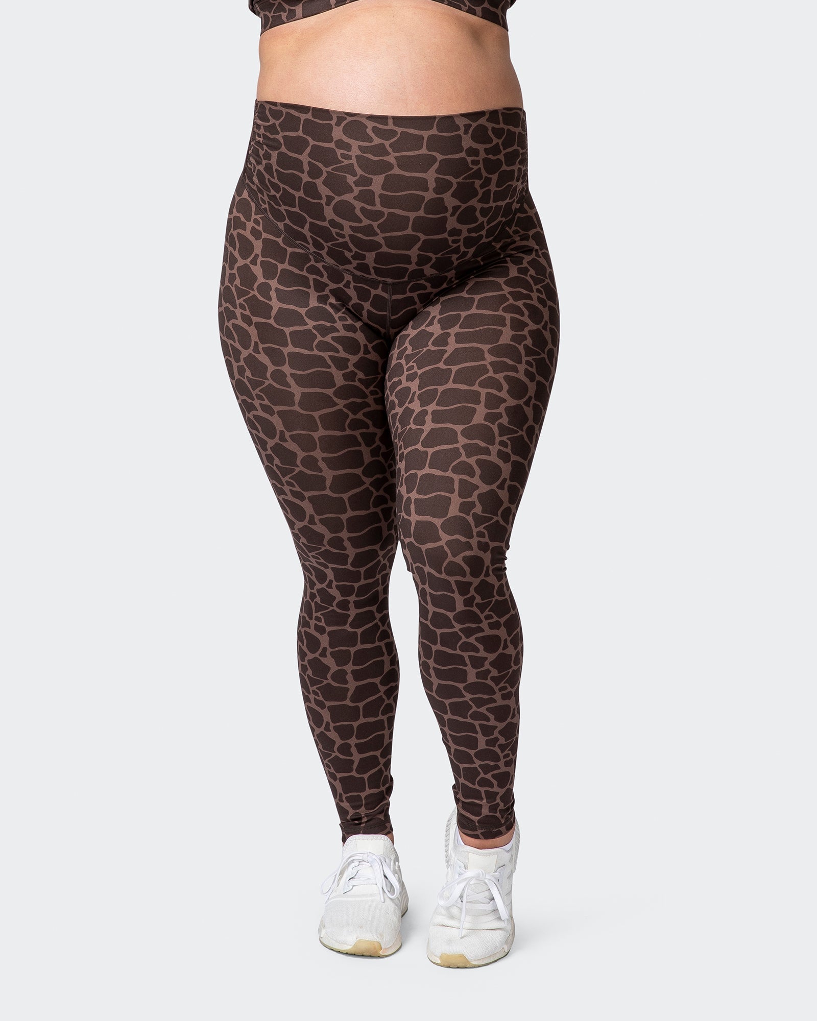 Maternity Everyday Leggings - Tonal Giraffe Print-Leggings-XS-032215TNLGIR-XS-MNAPPRL13878-3-Muscle Nation
