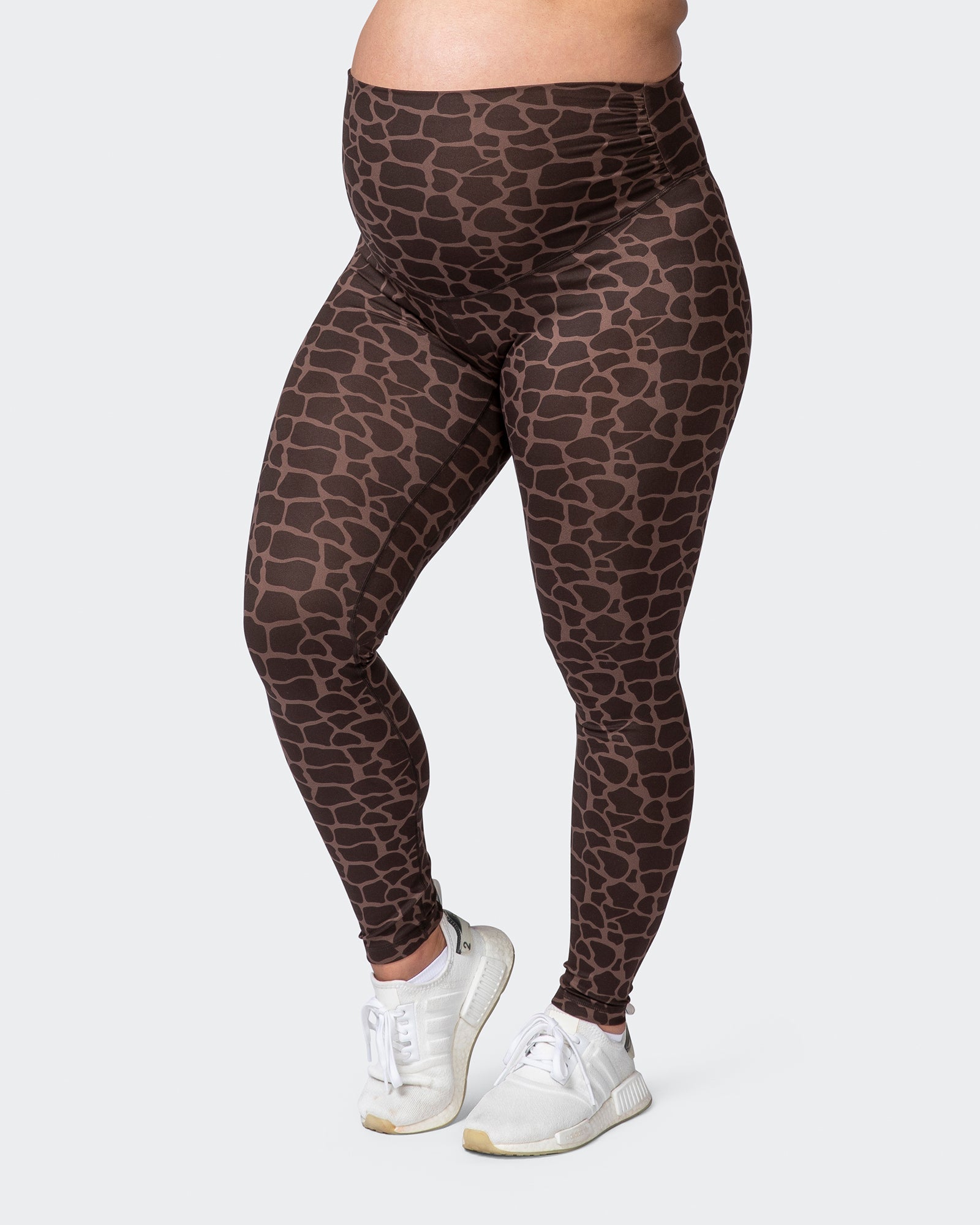 Maternity Everyday Leggings - Tonal Giraffe Print-Leggings-XS-032215TNLGIR-XS-MNAPPRL13878-4-Muscle Nation