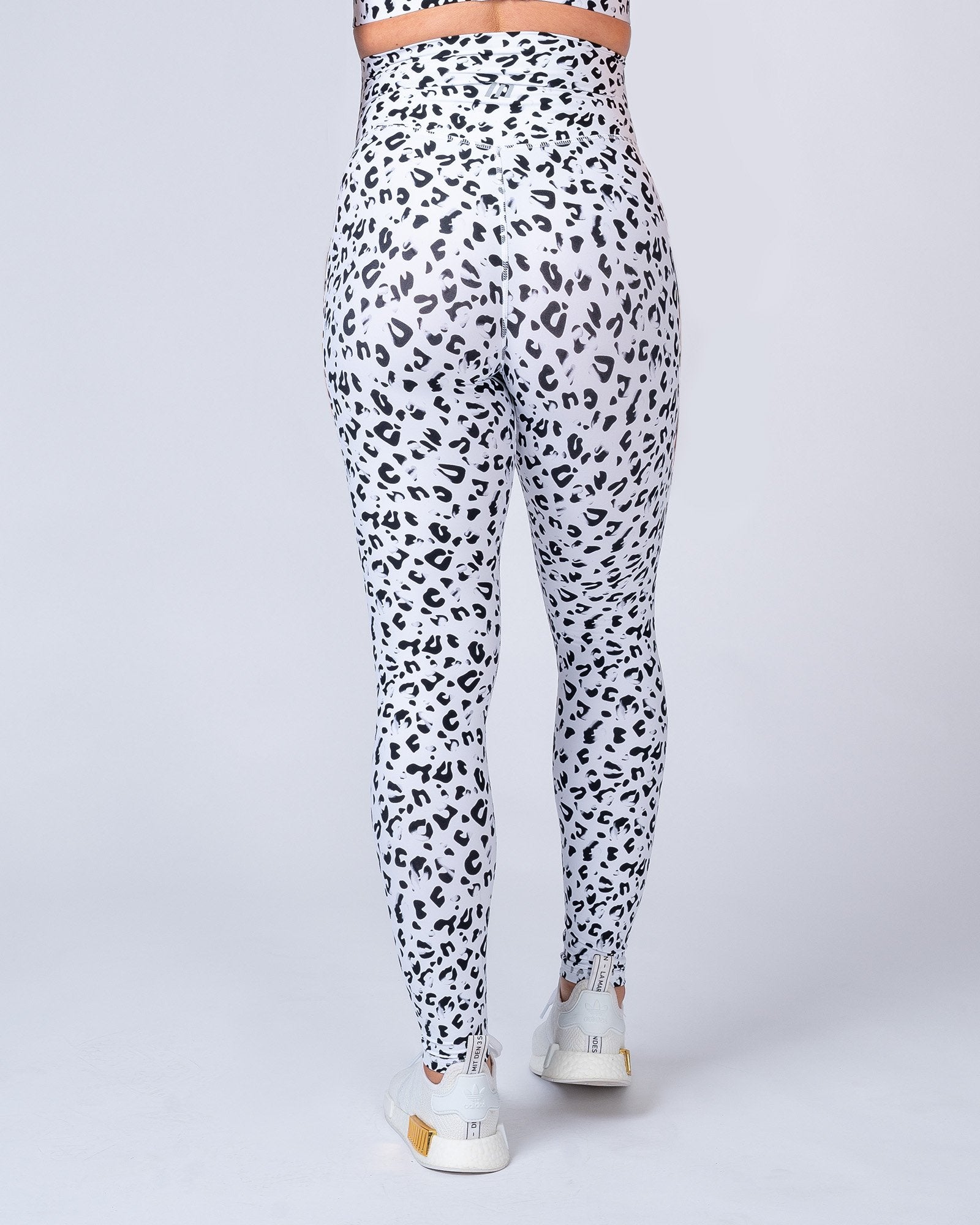 Maternity Leggings - Snow Leopard-Leggings-XS-MNAPPRL7250-MNAPPRL7250-2-Muscle Nation