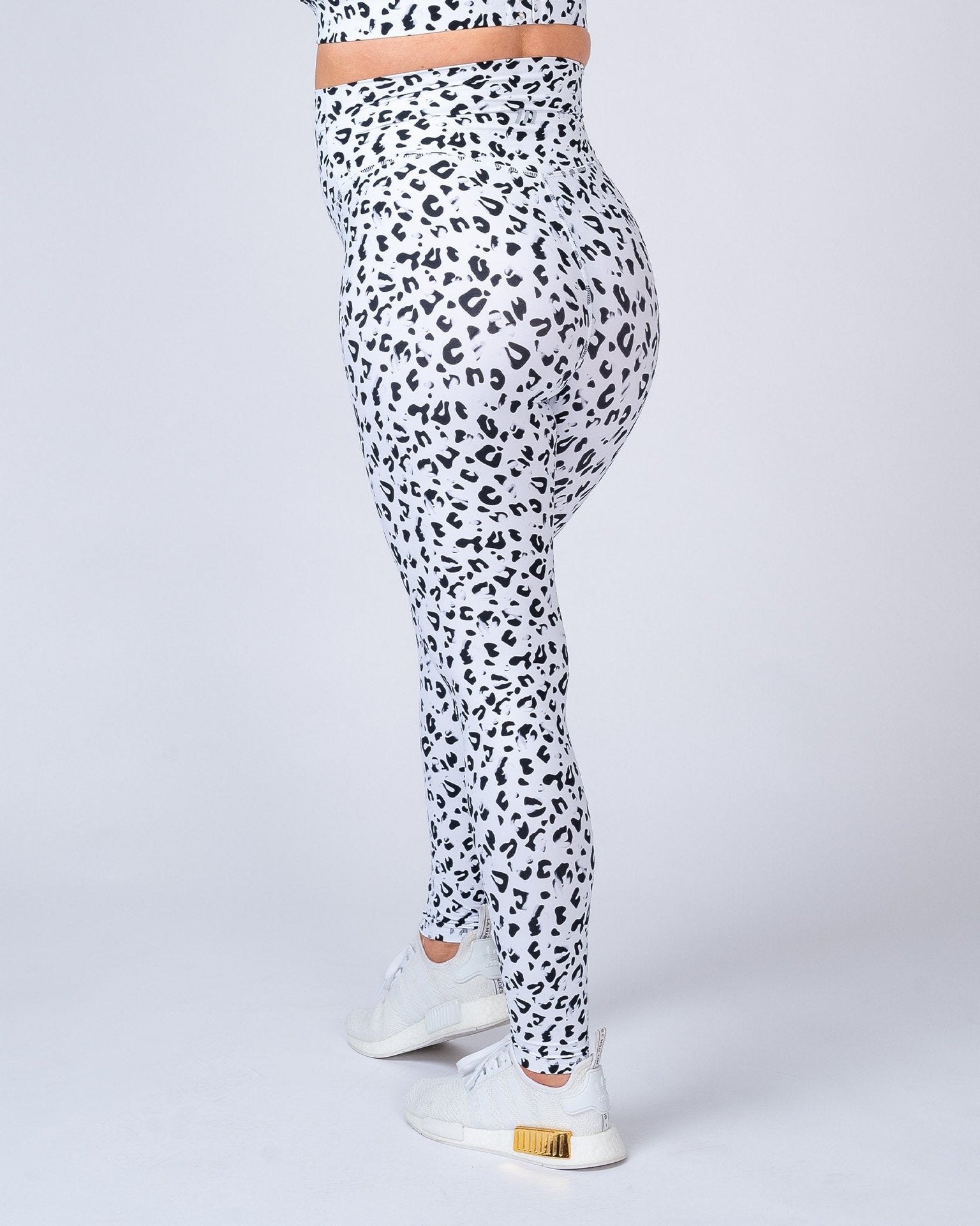 Maternity Leggings - Snow Leopard-Leggings-XS-MNAPPRL7250-MNAPPRL7250-4-Muscle Nation