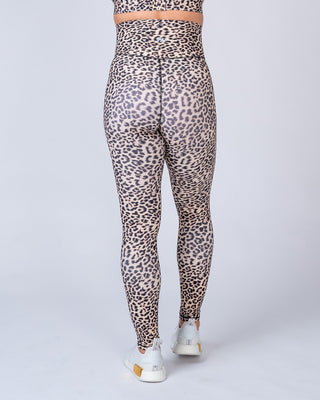 Maternity Leggings - Yellow Leopard-Leggings-XS-MNAPPRL7244-MNAPPRL7244-2-Muscle Nation