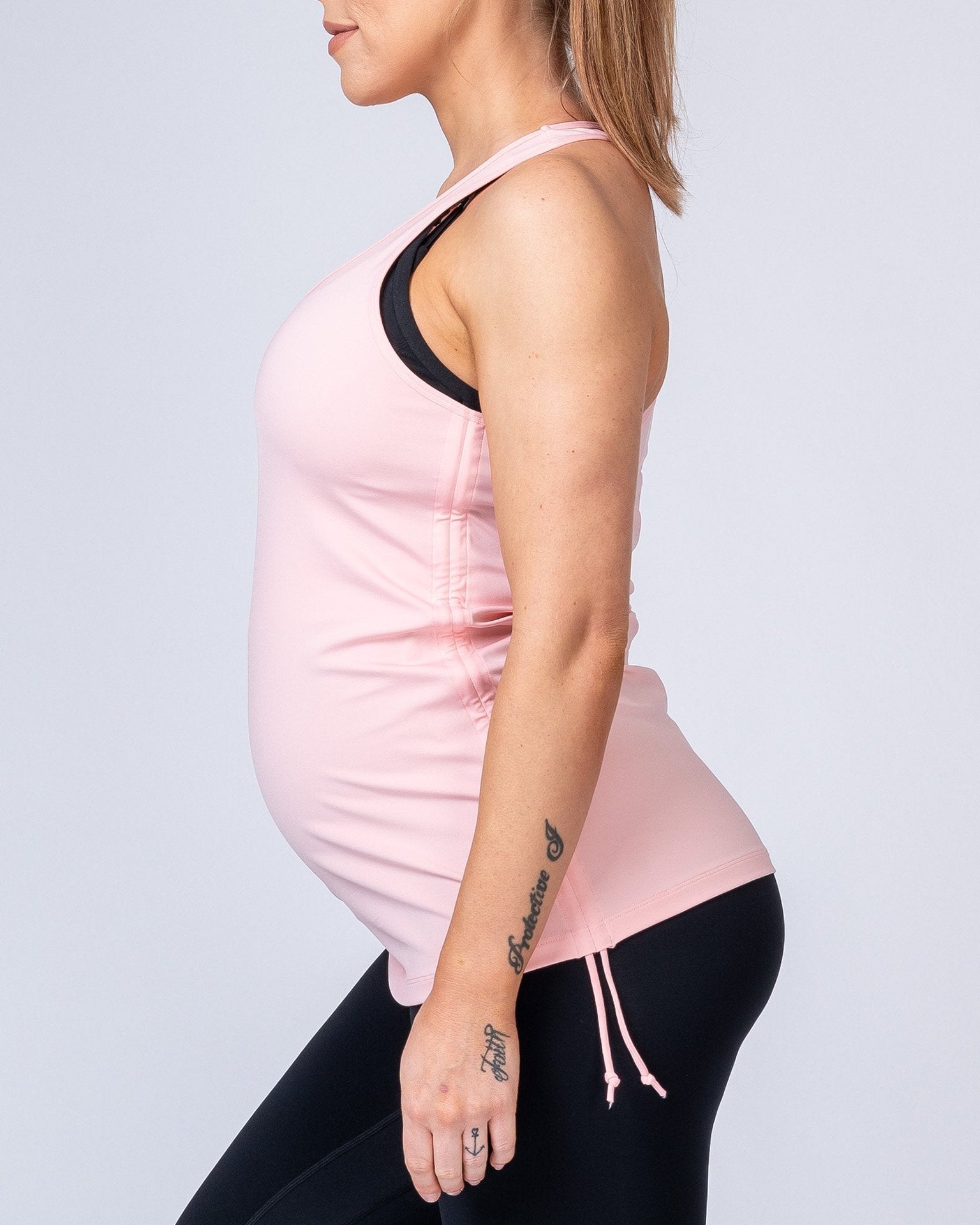 Maternity Tank - Pink-Tops-XS-MNAPPRL7310-MNAPPRL7310-1-Muscle Nation