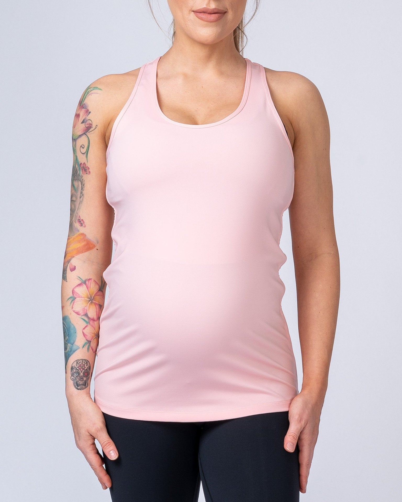Maternity Tank - Pink-Tops-XS-MNAPPRL7310-MNAPPRL7310-4-Muscle Nation