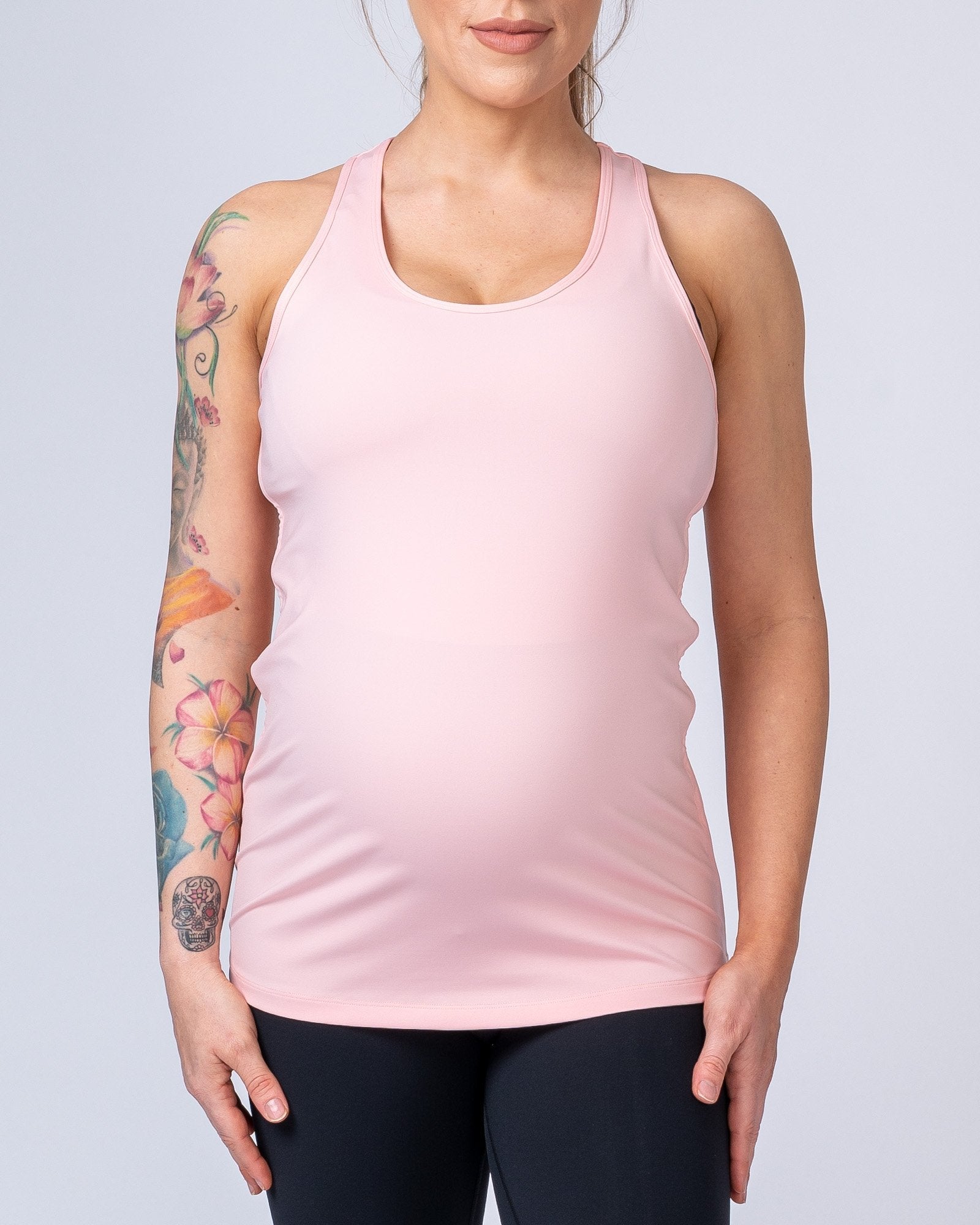 Maternity Tank - Pink-Tops-XS-MNAPPRL7310-MNAPPRL7310-4-Muscle Nation
