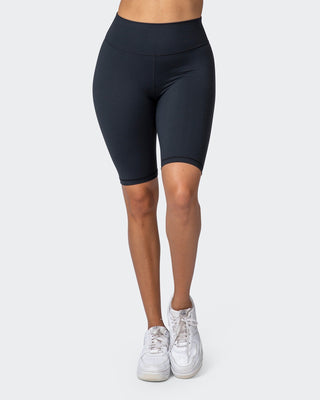 Signature Scrunch Referee Length Shorts - Black-Shorts-XXS-MNAPPRL7538-MNAPPRL7538-2-Muscle Nation