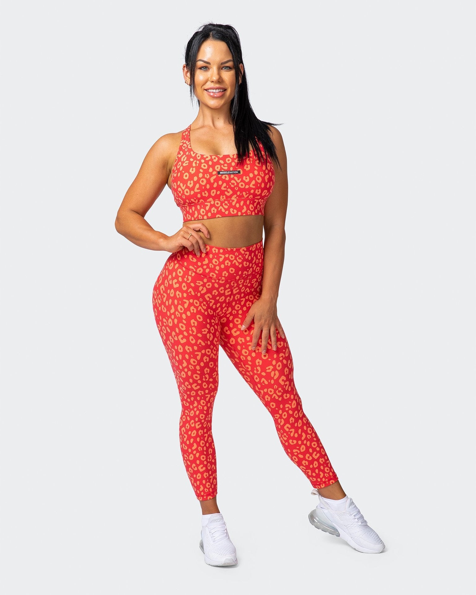 Signature Scrunch 7/8 Leggings - Vibrant Cheetah Print-Leggings-XXS-112116VCHET-XXS-MNAPPRL12252-7-Muscle Nation