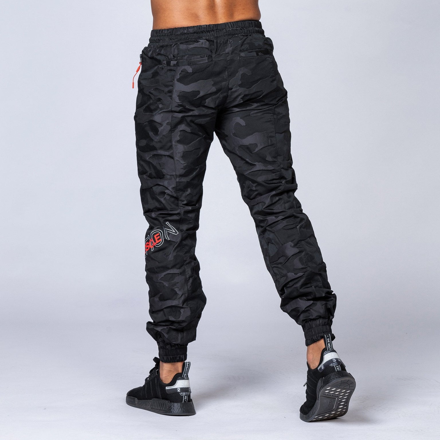 Unisex Tracksuit Pants - Black Camo-Tracksuits-XXS-MNAPPRL3996-MNAPPRL3996-6-Muscle Nation
