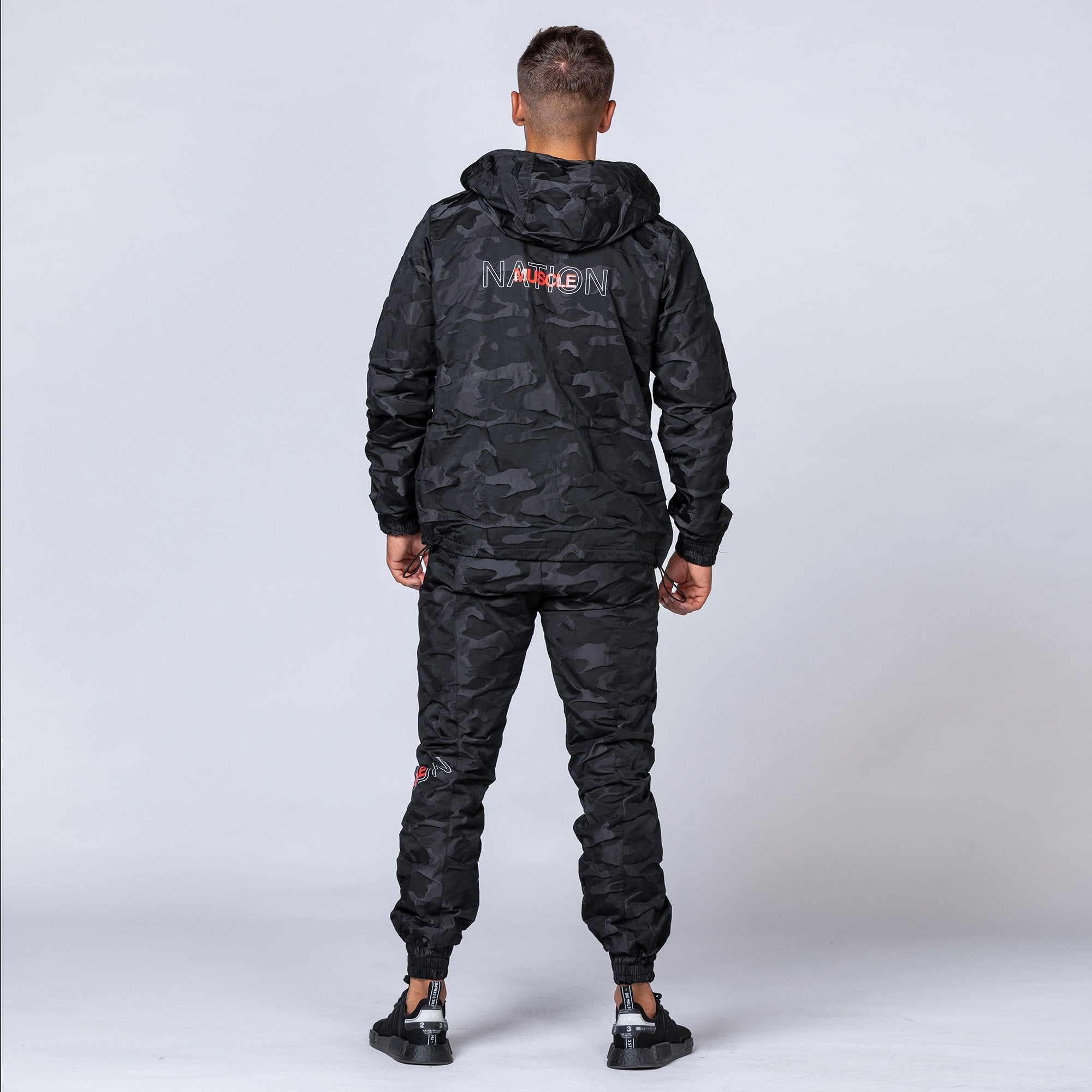 Unisex Tracksuit Pants - Black Camo-Tracksuits-XXS-MNAPPRL3996-MNAPPRL3996-9-Muscle Nation